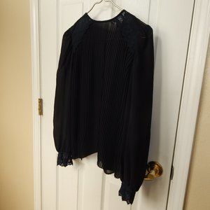 Unique black blouse